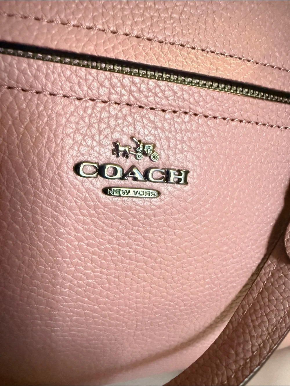 Coach Chain Prairie Satchel (Dusty Rose)